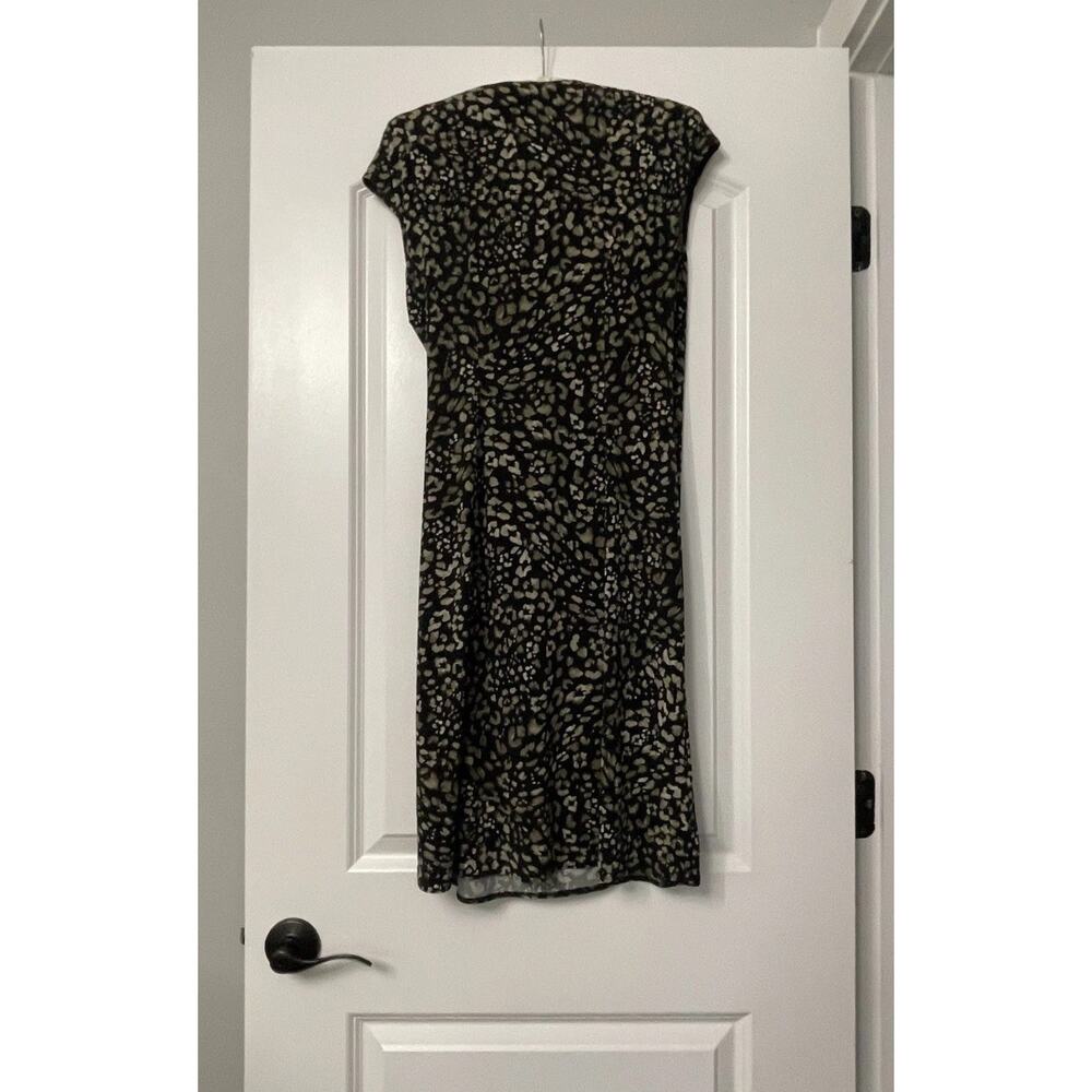 Tommy Bahama Clara Slinky Stretch Faux Wrap Pattern Dress SZ S Vacation Outfit - Picture 3 of 6